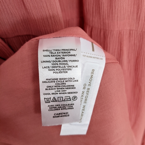 LOFT Flutter Sleeve Tiered Dress - Picture 11 of 11